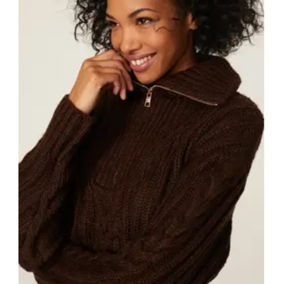 525 America Cable Half Zip Pullover - Picture 2 of 16